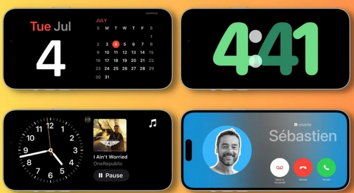 沾益苹果手机维修分享iOS17横屏充电待机显示有什么好处 