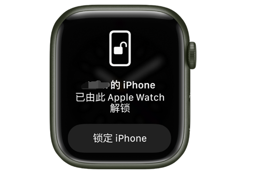 沾益苹果手机维修分享用 AppleWatch 解锁配备面容 ID 的 iPhone方法 