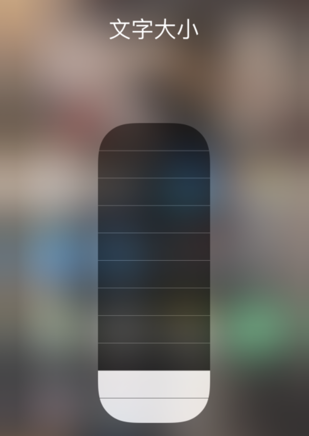 沾益苹果手机维修分享小技巧：在 iPhone 控制中心快速调节字体大小 